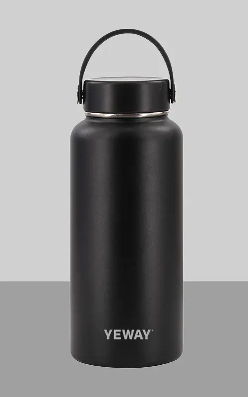 outdoor vacuum stainless steel water bottle with wide mouth